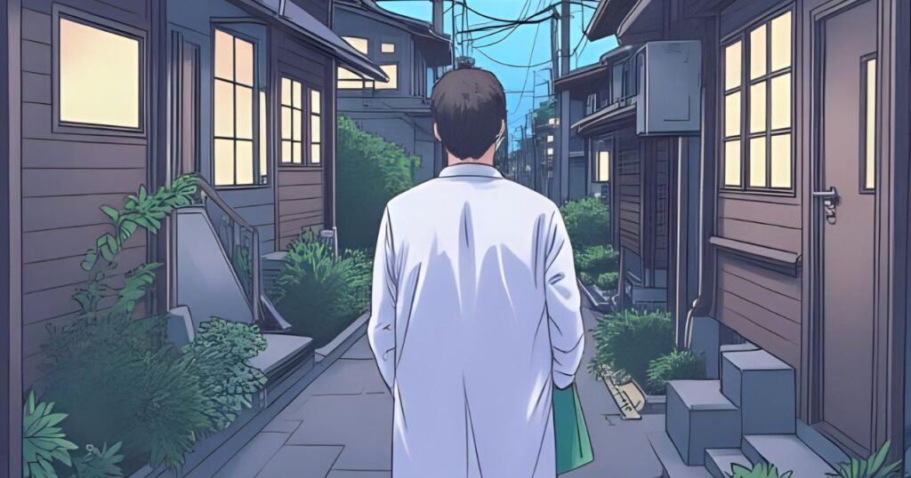 医師の後ろ姿