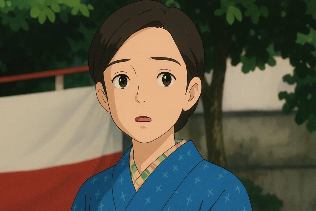 蘭子風の女性
