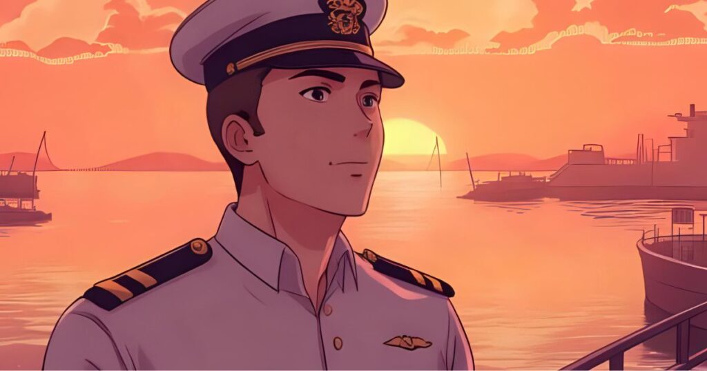 海の青年