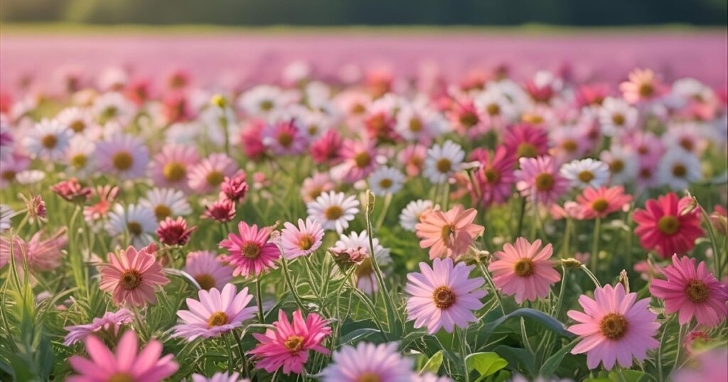 ピンクの花