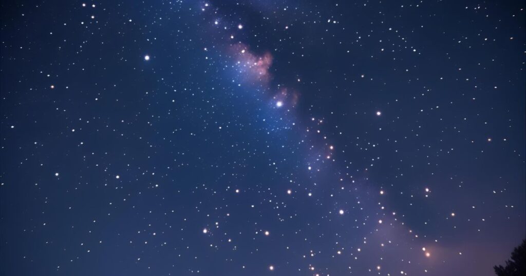 夜空の星