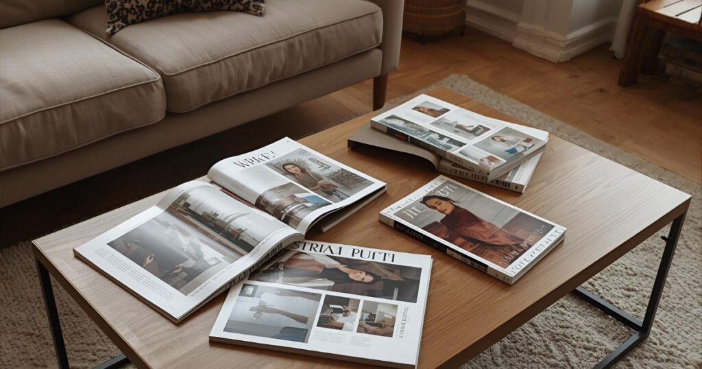 何冊もの雑誌