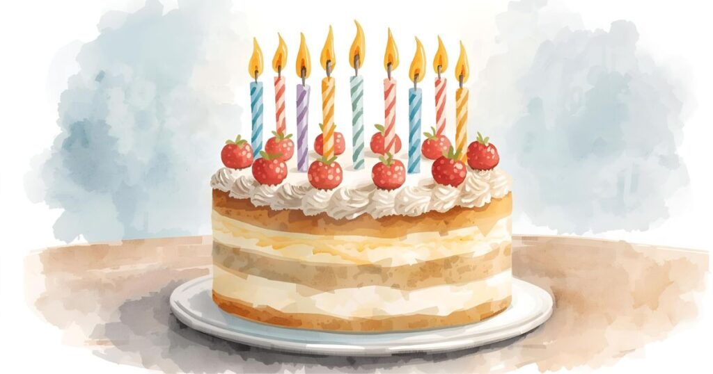 誕生日ケーキ