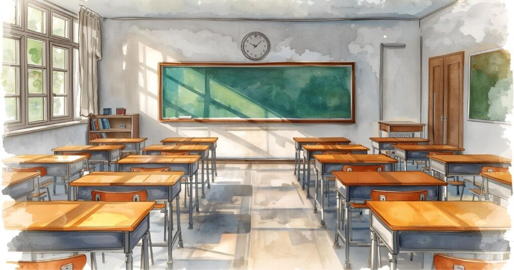 学校の教室の風景