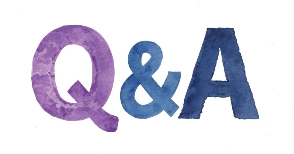 Q＆A【紫・紺】