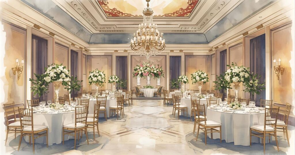 ホテルの結婚式場