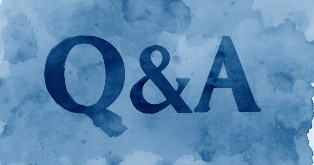 Q＆A(紺色)