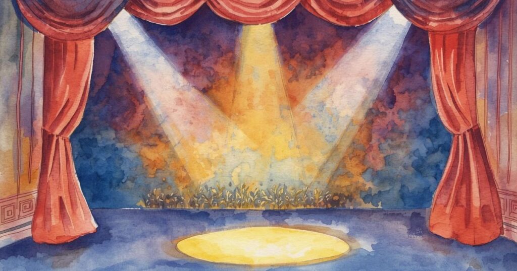 舞台とスポットライト