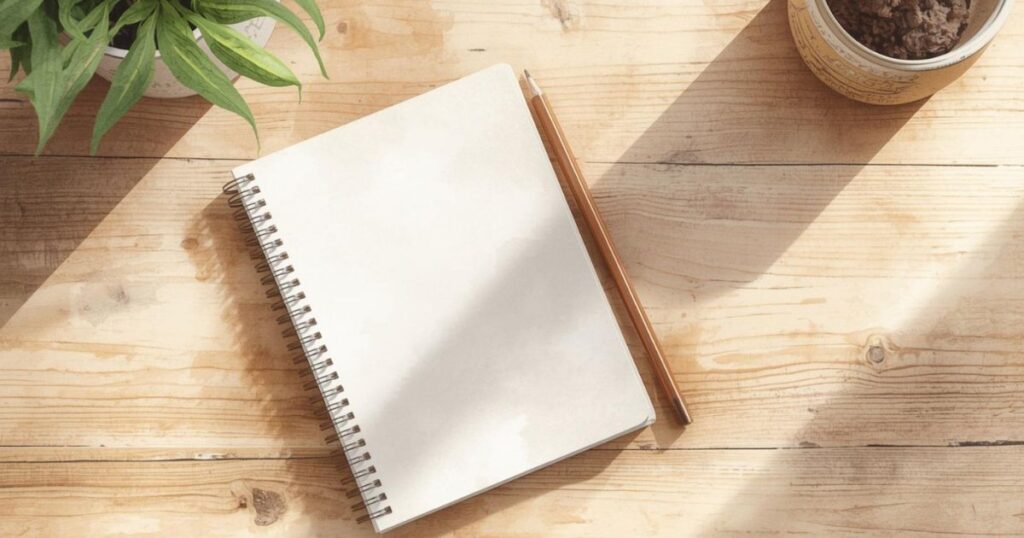 えんぴつとノート