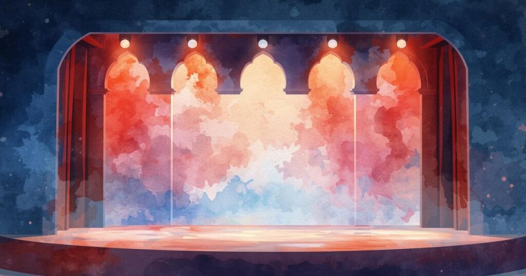 舞台とスポットライト