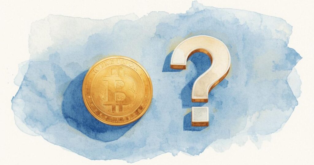 コインと？マーク