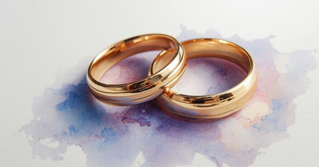 ペアの指輪