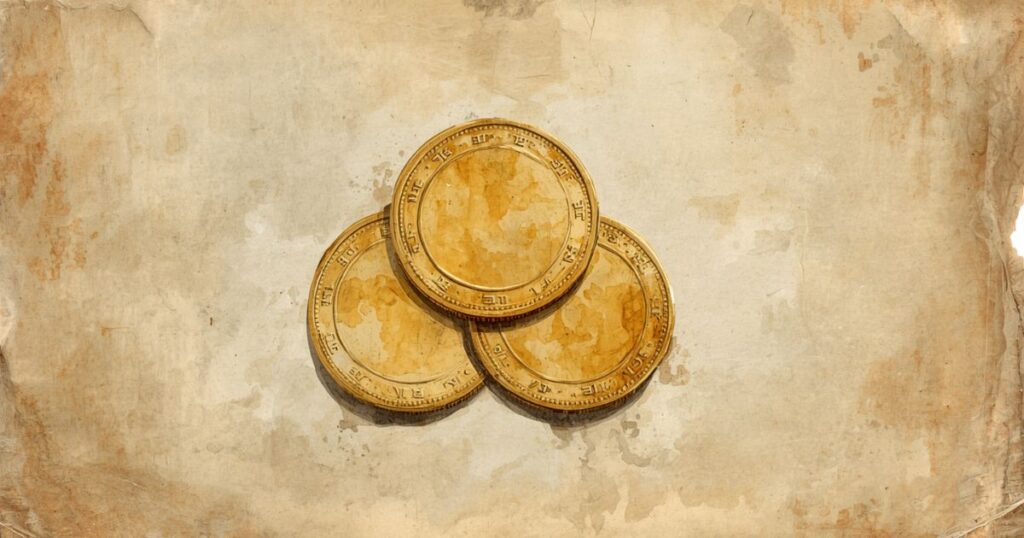 絵柄のないコイン