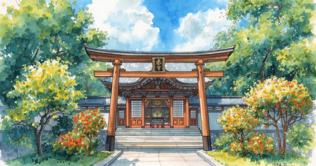 神社の入り口