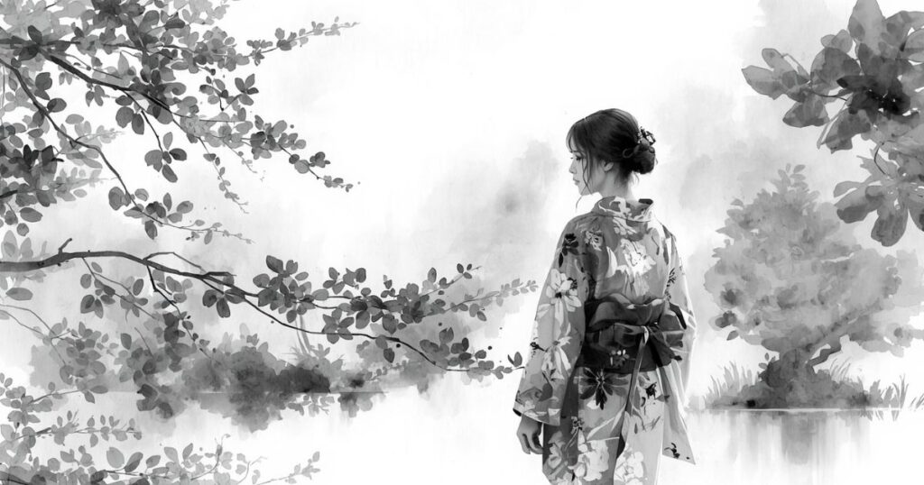 着物の女性