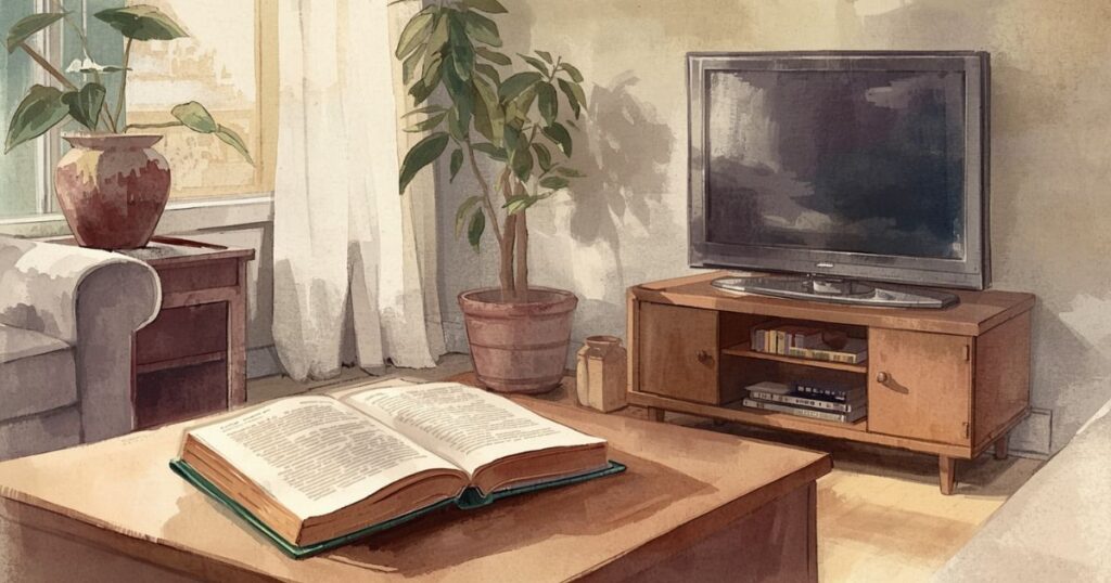 テレビと台本