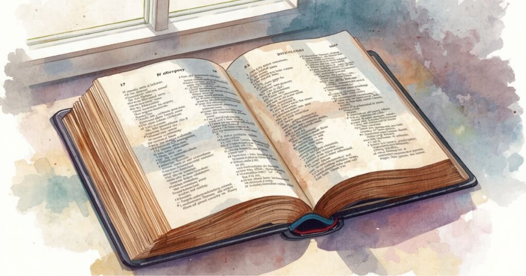 英語の辞書
