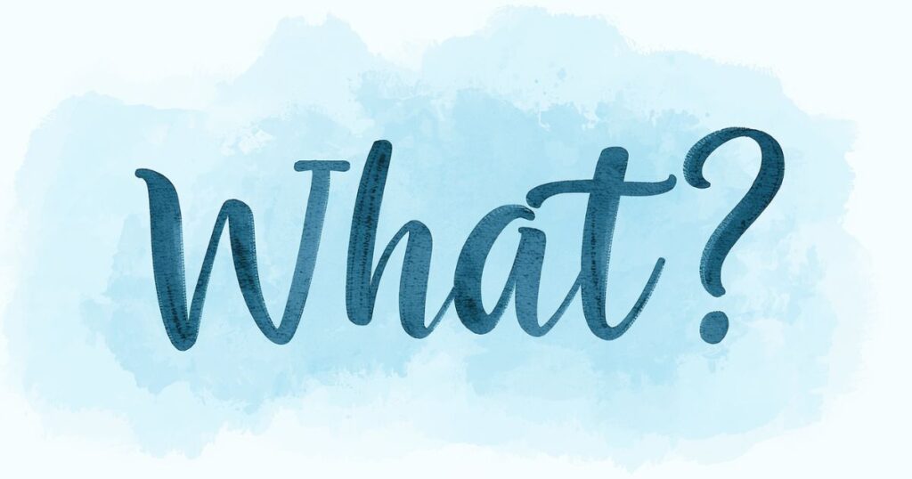whatの文字
